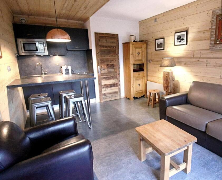 Studio Avec Coin Montagne Au Pied Des Pistes Megève Eksteriør bilde