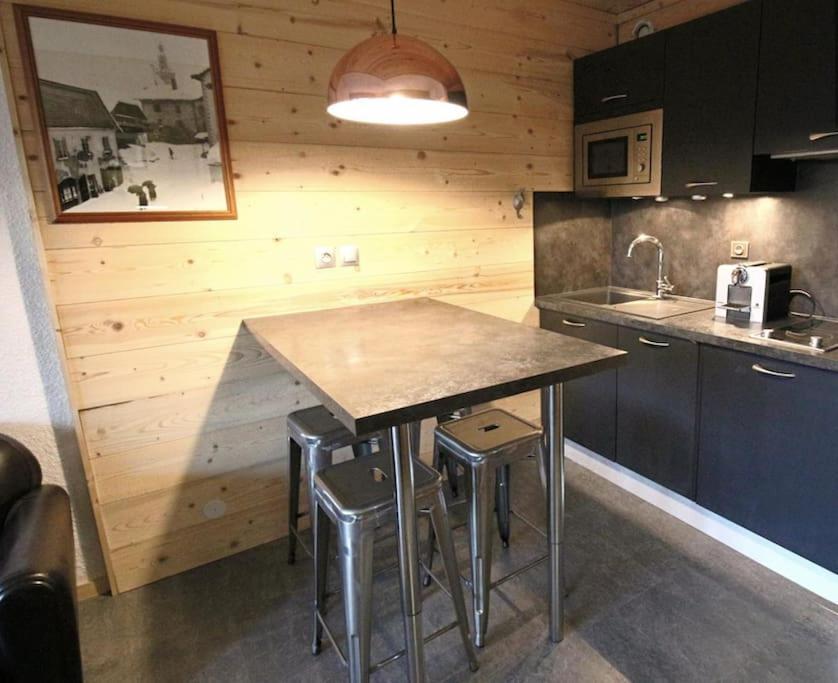 Studio Avec Coin Montagne Au Pied Des Pistes Megève Eksteriør bilde